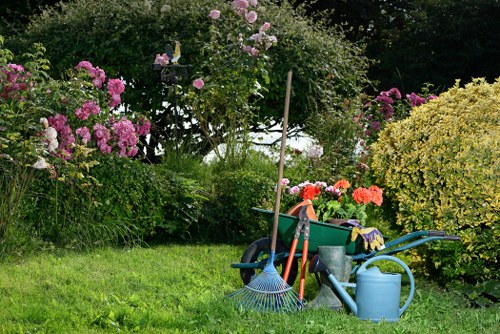 Local Addiscombe street with gardens and landscaping
